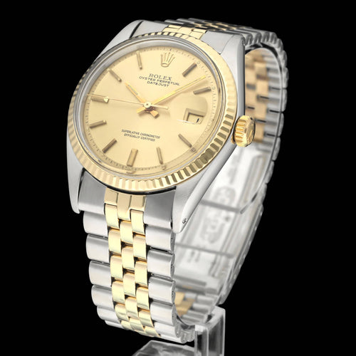 Montre Rolex Datejust - Montre 1601 en or et acier 58 Facettes ROL/DJ1/1375