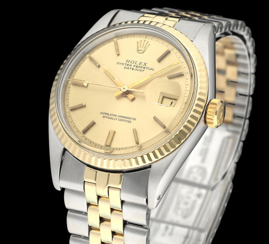 Montre Rolex Datejust - Montre 1601 en or et acier 58 Facettes ROL/DJ1/1375