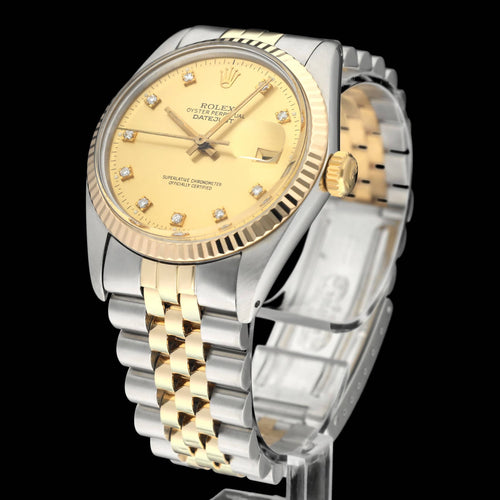 Montre Rolex Datejust - Montre 16013G en or et acier 58 Facettes ROL/DJ1/1374