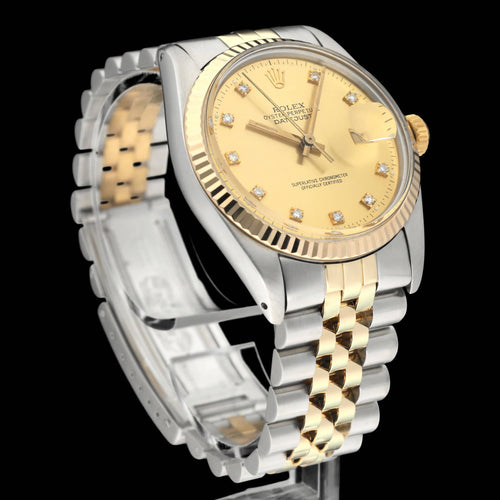 Montre Rolex Datejust - Montre 16013G en or et acier 58 Facettes ROL/DJ1/1374