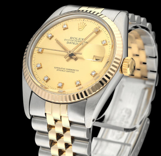 Montre Rolex Datejust - Montre 16013G en or et acier 58 Facettes ROL/DJ1/1374
