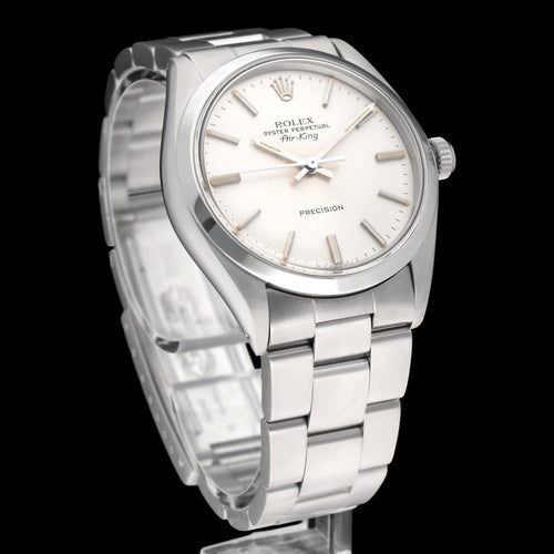 Montre Rolex Air King Precision - Montre 5500 en acier 58 Facettes ROL/AIK/222