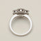 53 Van Cleef & Arpels Vintage Alhambra - Bague guillochée en or blanc 58 Facettes