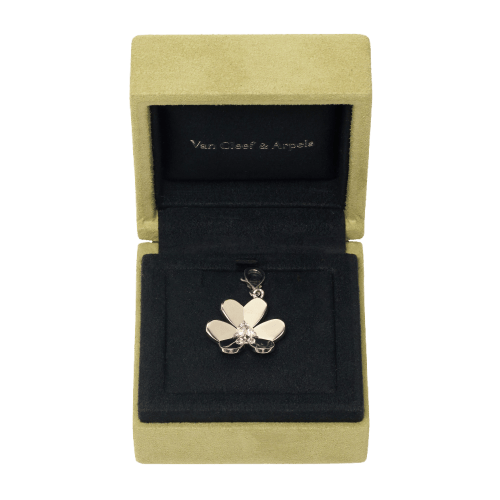 Pendentif Van Cleef & Arpels Frivole - Pendentif en or blanc et diamants 58 Facettes