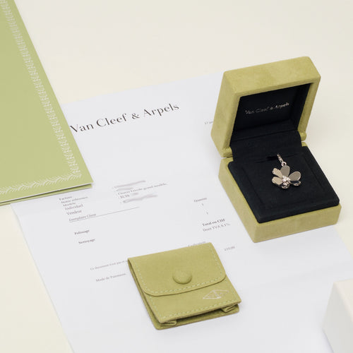 Pendentif Van Cleef & Arpels Frivole - Pendentif en or blanc et diamants 58 Facettes