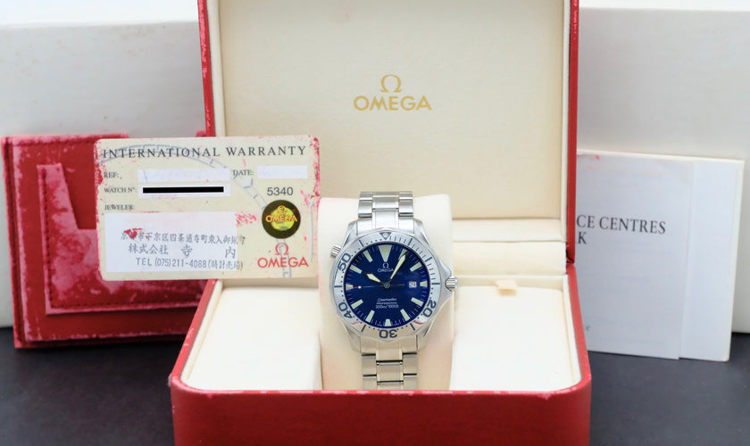 Montre Omega Seamaster - Montre Diver 300 M en acier 58 Facettes OMG/SEA/374
