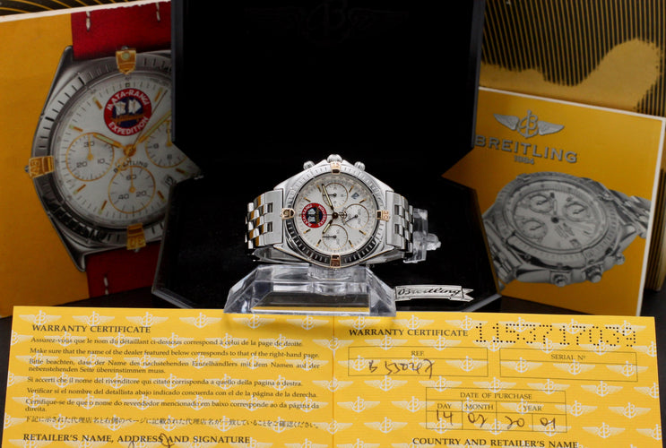 Montre Breitling Sextant B55047 - Montre quartz en or et acier 58 Facettes BTL/CHM/162