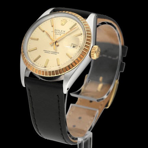 Montre Rolex Oyster Perpetual Date - Montre 1505 en or et acier 58 Facettes ROL/OPD/304