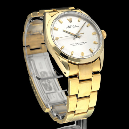 Montre Rolex Oyster Perpetual - Montre 34 mm en or et acier 58 Facettes ROL/OOP/221