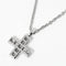 Pendentif Bvlgari Croce - Pendentif en or blanc 18K et diamants pavés 58 Facettes bbs0qdjdva