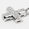 Pendentif Bvlgari Croce - Pendentif en or blanc 18K et diamants pavés 58 Facettes bbs0qdjdva