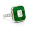 Bague 56 Bague en platine avec jade et diamants 58 Facettes 5CA8F9EAC6AE4BCCA7138FB57A7A57D4