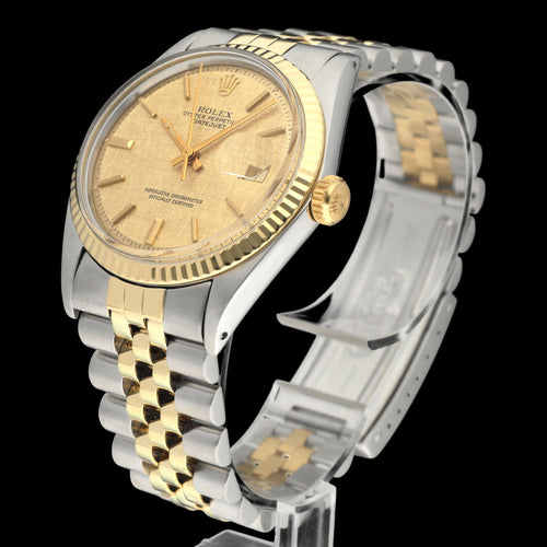 Montre Rolex Datejust - Montre automatique 1601 en or et acier 58 Facettes ROL/DJ1/1176