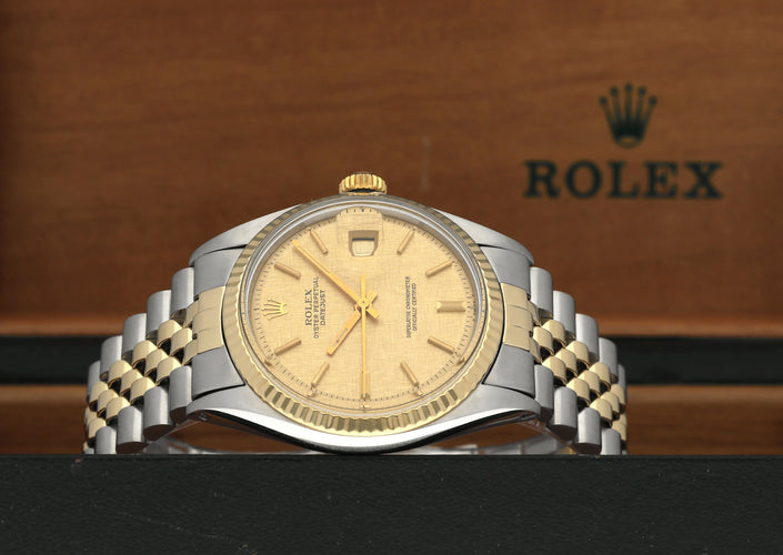 Montre Rolex Datejust - Montre automatique 1601 en or et acier 58 Facettes ROL/DJ1/1176