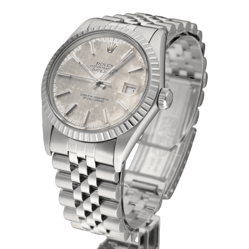Montre Rolex Datejust - Montre 36 mm en acier, cadran gris Tropical Linen, 1987 58 Facettes ROL/DJ1/1169