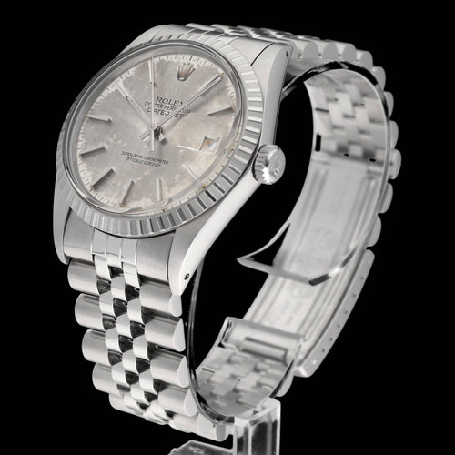 Montre Rolex Datejust - Montre 36 mm en acier, cadran gris Tropical Linen, 1987 58 Facettes ROL/DJ1/1169