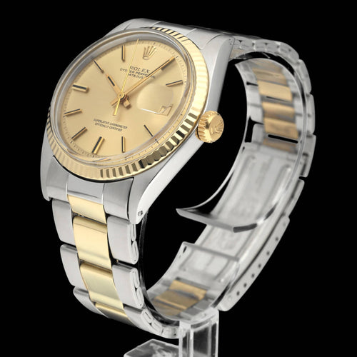 Montre Rolex Datejust - Montre automatique 1601, 1971 en or et acier 58 Facettes ROL/DJ1/1149