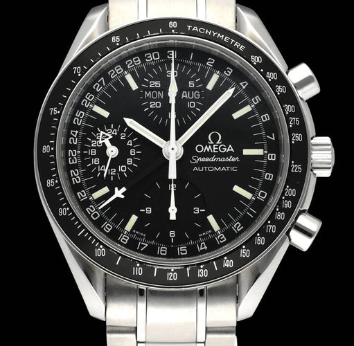 Montre Omega Speedmaster Day Date - Montre automatique en acier, 1998 58 Facettes OMG/SPE/466