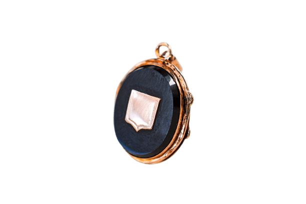 Médaillon - Pendentif ouvrant en or jaune 18 carats et onyx 58 Facettes 3903
