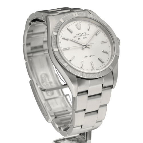 Montre Rolex Air King Precision 14010 - Montre en acier 58 Facettes ROL/AIK/186