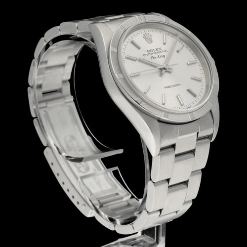 Montre Rolex Air King Precision 14010 - Montre en acier 58 Facettes ROL/AIK/186