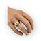 Bague 55 Bague en or blanc et jaune avec diamants 58 Facettes 149059280