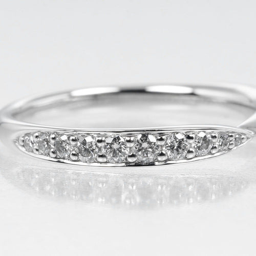Bague Tiffany & Co. Harmony Band Platinum and Diamonds 58 Facettes abov0c