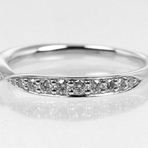 Bague Tiffany & Co. Harmony Band Platinum and Diamonds 58 Facettes abov0c