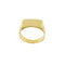 Bague chevalière homme rectangulaire en or jaune 58 Facettes 29999