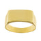 Bague chevalière homme rectangulaire en or jaune 58 Facettes 29999