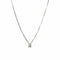 Collier Collier en or blanc et diamant 58 Facettes