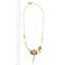 Gabriella Rivalta - Collier fleur émaillée en or jaune, corail et gemmes 58 Facettes 36331