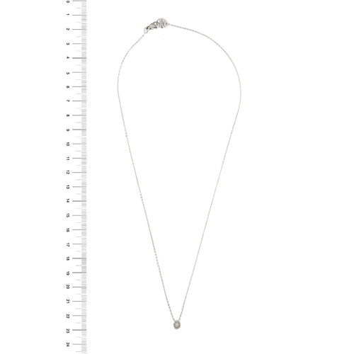 Salvini Corolla - Collier point lumière en or blanc et diamants 58 Facettes 33258