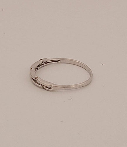 Alliance - Bague en or blanc 18 carats brillants