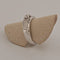 Bague en or blanc avec diamants
