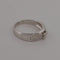 Bague en or blanc avec diamants