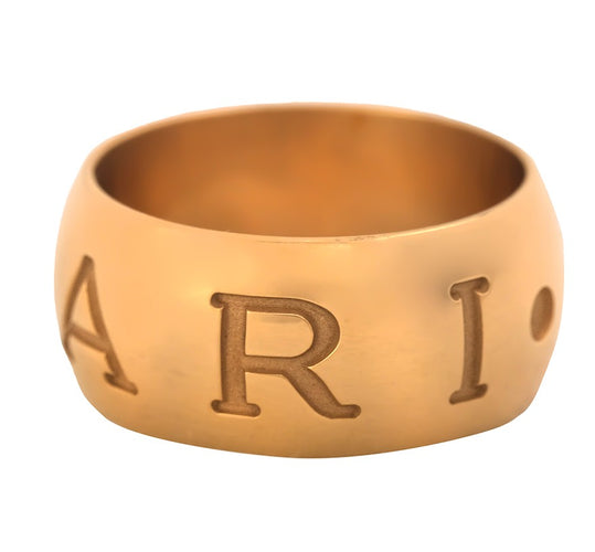 Bague 56 Bulgari Monologo - Bague en or jaune 58 Facettes 23037