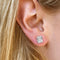 Boucles d'oreilles AITCHES - Boucles d’oreilles en or blanc 18K et diamants 58 Facettes GER1033WG