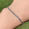 Bracelet Disco - Bracelet tennis en or blanc 18K et diamants 58 Facettes GBT1330WG