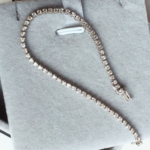 Bracelet Disco - Bracelet tennis en or blanc 18K et diamants 58 Facettes GBT1330WG