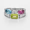 Bague 54 BVLGARI Allegra - Bague en or blanc diamants et pierres fines 58 Facettes 175