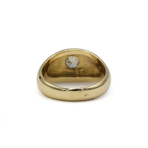 Bague 47 Bague jonc - Bague en or jaune et diamant 58 Facettes 260029SP