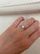 Bague de fiançailles - Solitaire en or blanc 18 kt diamants