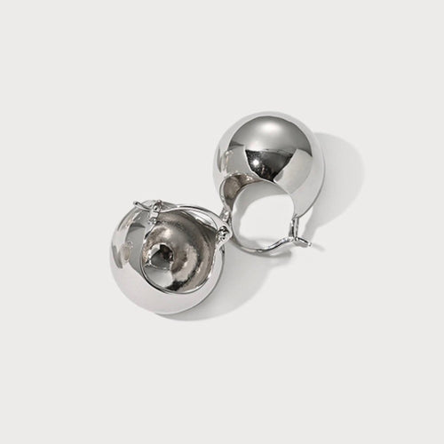 Boucles d'oreilles AITCHES - Boucles d'oreilles Jullie Big Bell en argent 925 58 Facettes SER1034WG