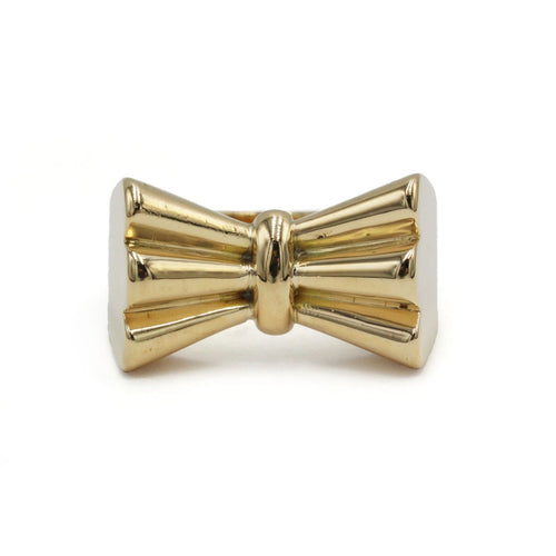 Bague 61 Tank - Bague nœud de papillon en or jaune 58 Facettes 260117R