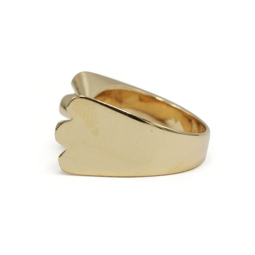 Bague 61 Tank - Bague nœud de papillon en or jaune 58 Facettes 260117R