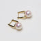 Boucles d'oreilles AITCHES - Boucles d’oreilles créoles en or 18K et perles Akoya 58 Facettes GER1320YG