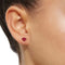 Boucles d'oreilles Heart to Have - Boucles d'oreilles en or 18K et rubis 58 Facettes GER1343YG