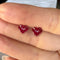 Boucles d'oreilles Heart to Have - Boucles d'oreilles en or 18K et rubis 58 Facettes GER1343YG