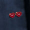 Boucles d'oreilles Heart to Have - Boucles d'oreilles en or 18K et rubis 58 Facettes GER1343YG